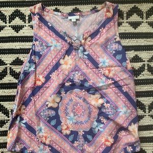 JJill sleeveless blouse